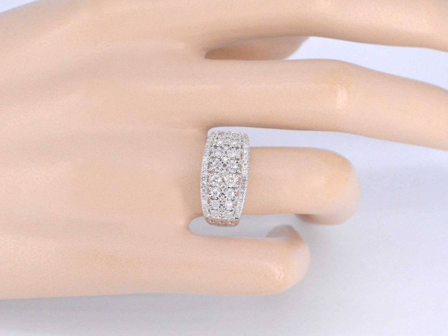 Witgouden ring met briljanten 1.00 carat