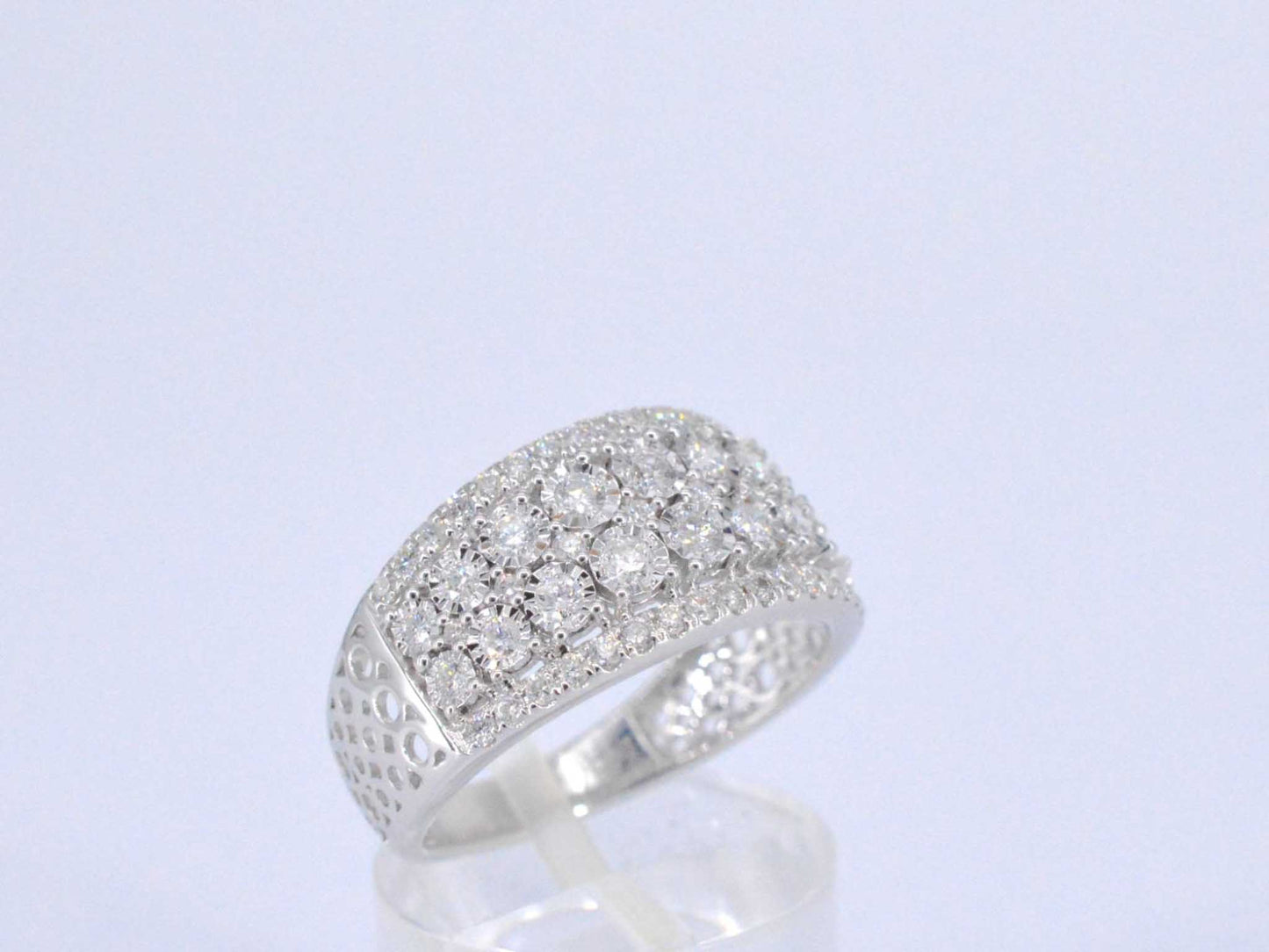 Witgouden ring met briljanten 1.00 carat