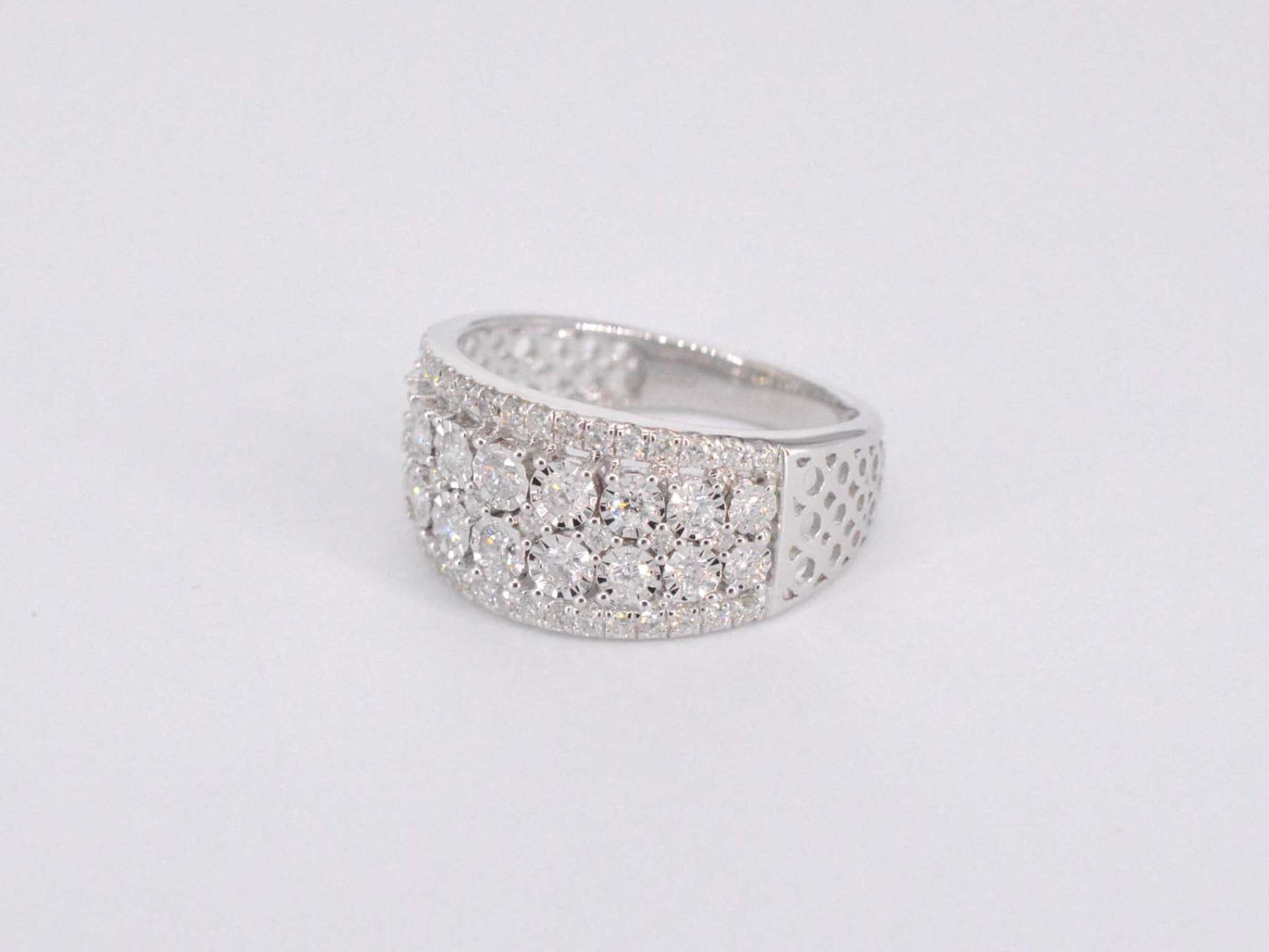 Witgouden ring met briljanten 1.00 carat