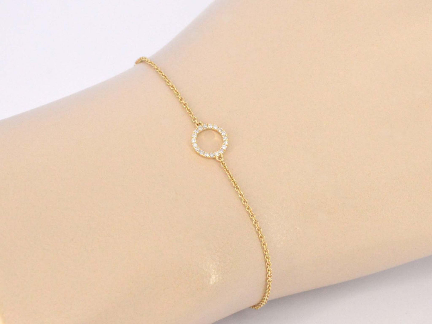 Gouden armband met diamanten