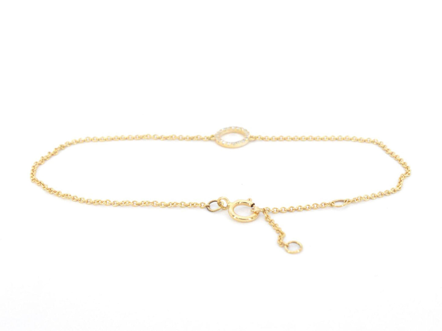 Gouden armband met diamanten