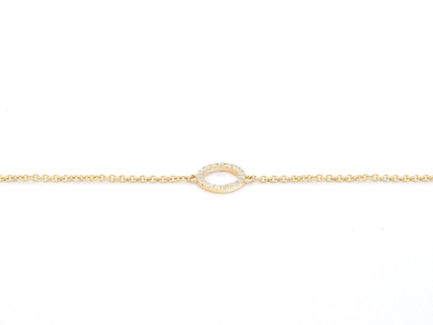 Gouden armband met diamanten