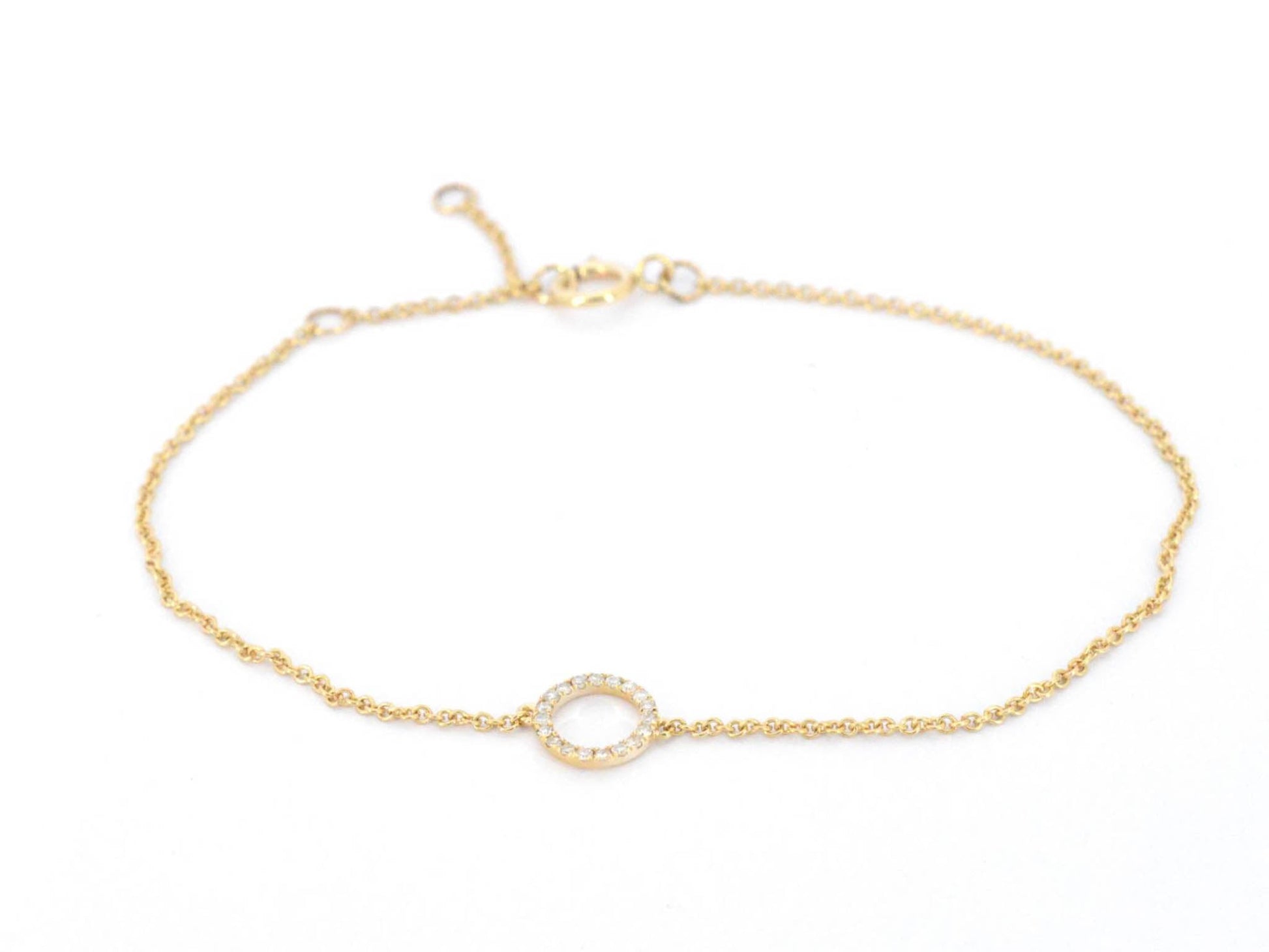Gouden armband met diamanten