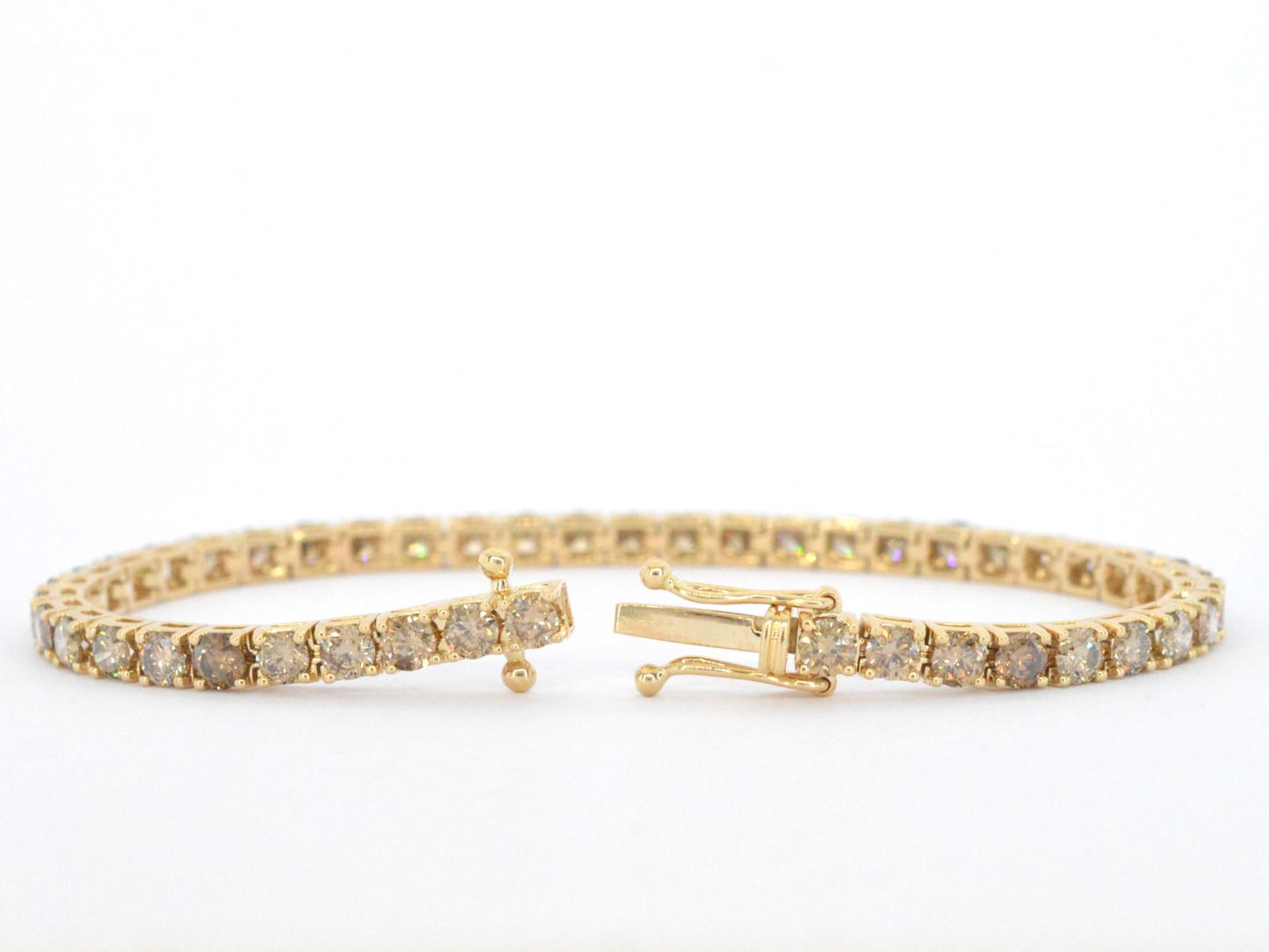 Gouden armband met diamanten 8.00 carat