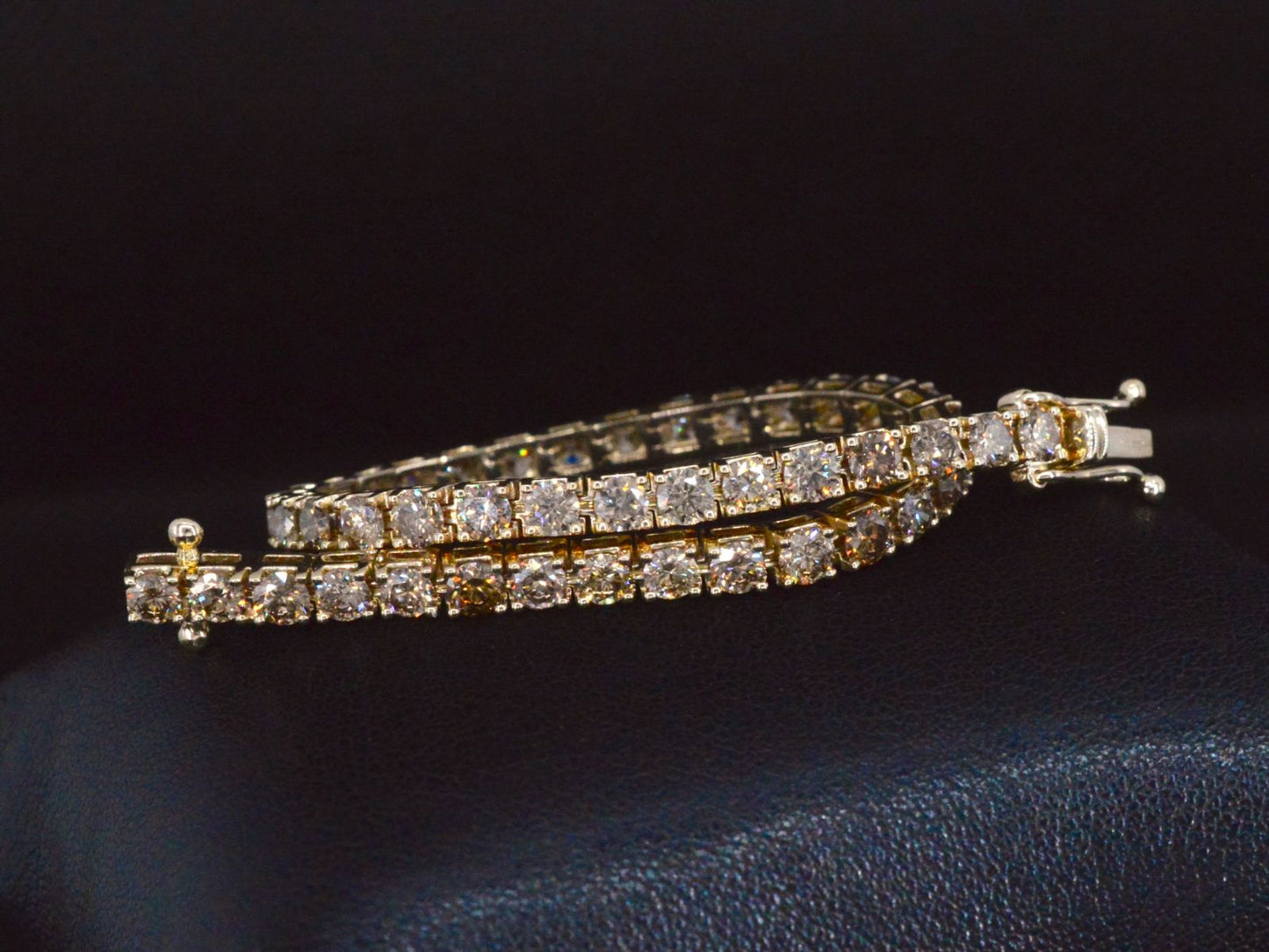 Gouden armband met diamanten 8.00 carat