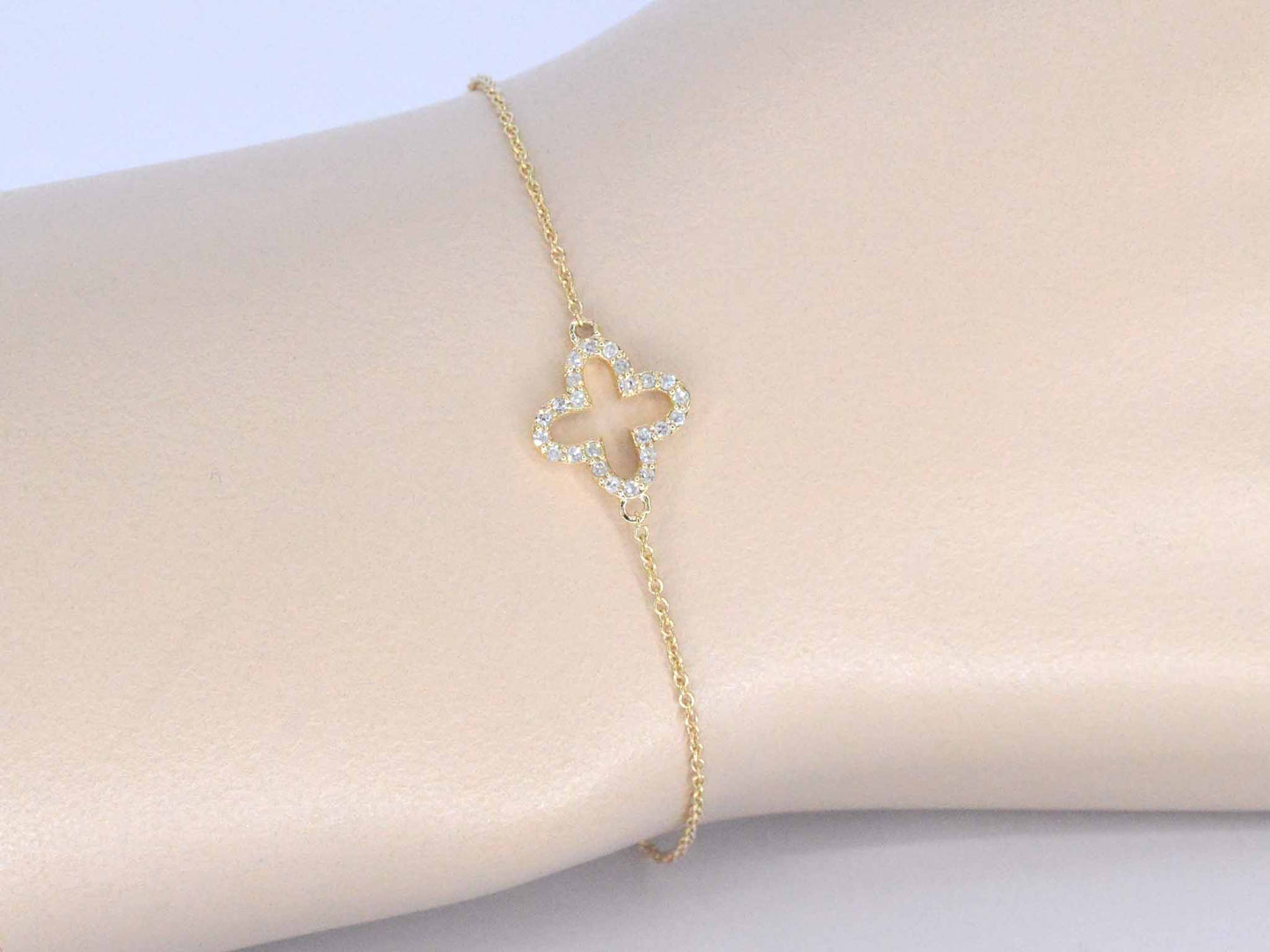 Gouden armband met diamant