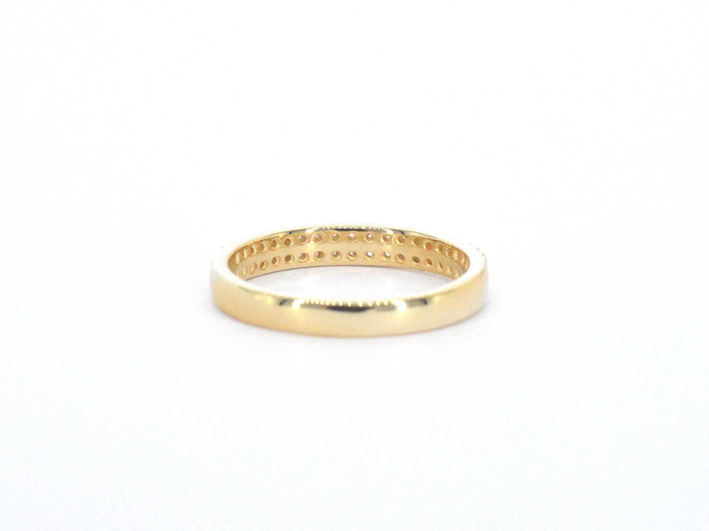 Gouden rijring met diamanten