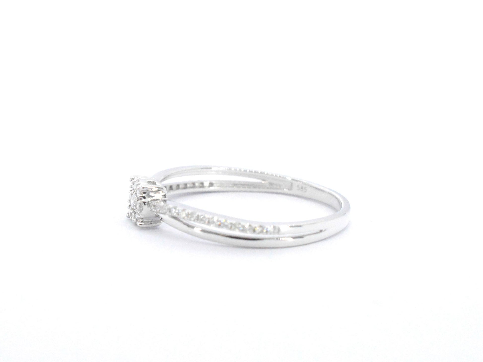 Witgouden ring met diamanten 2627-3