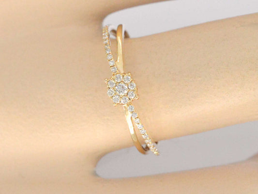 Gouden ring met diamanten