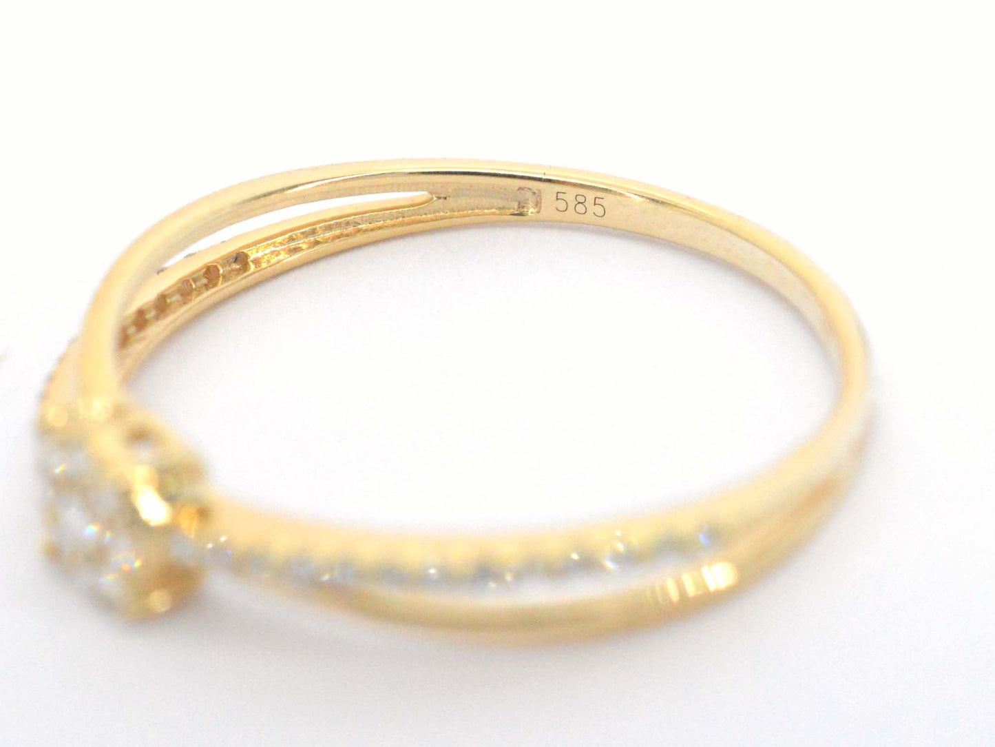 Gouden ring met diamanten 2628-7