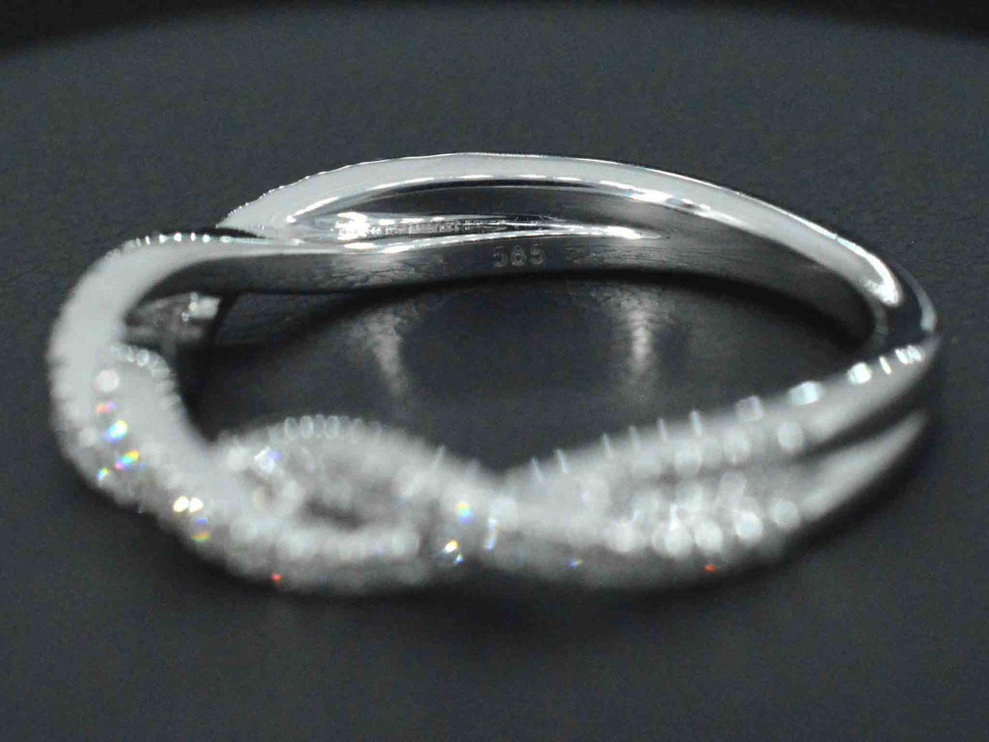 Witgouden ring met diamanten 2639-6