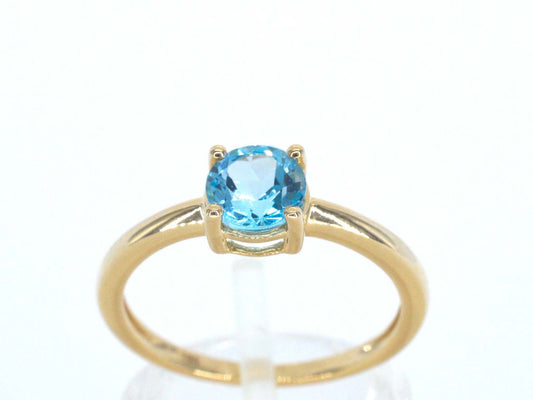 Gouden ring met topaas