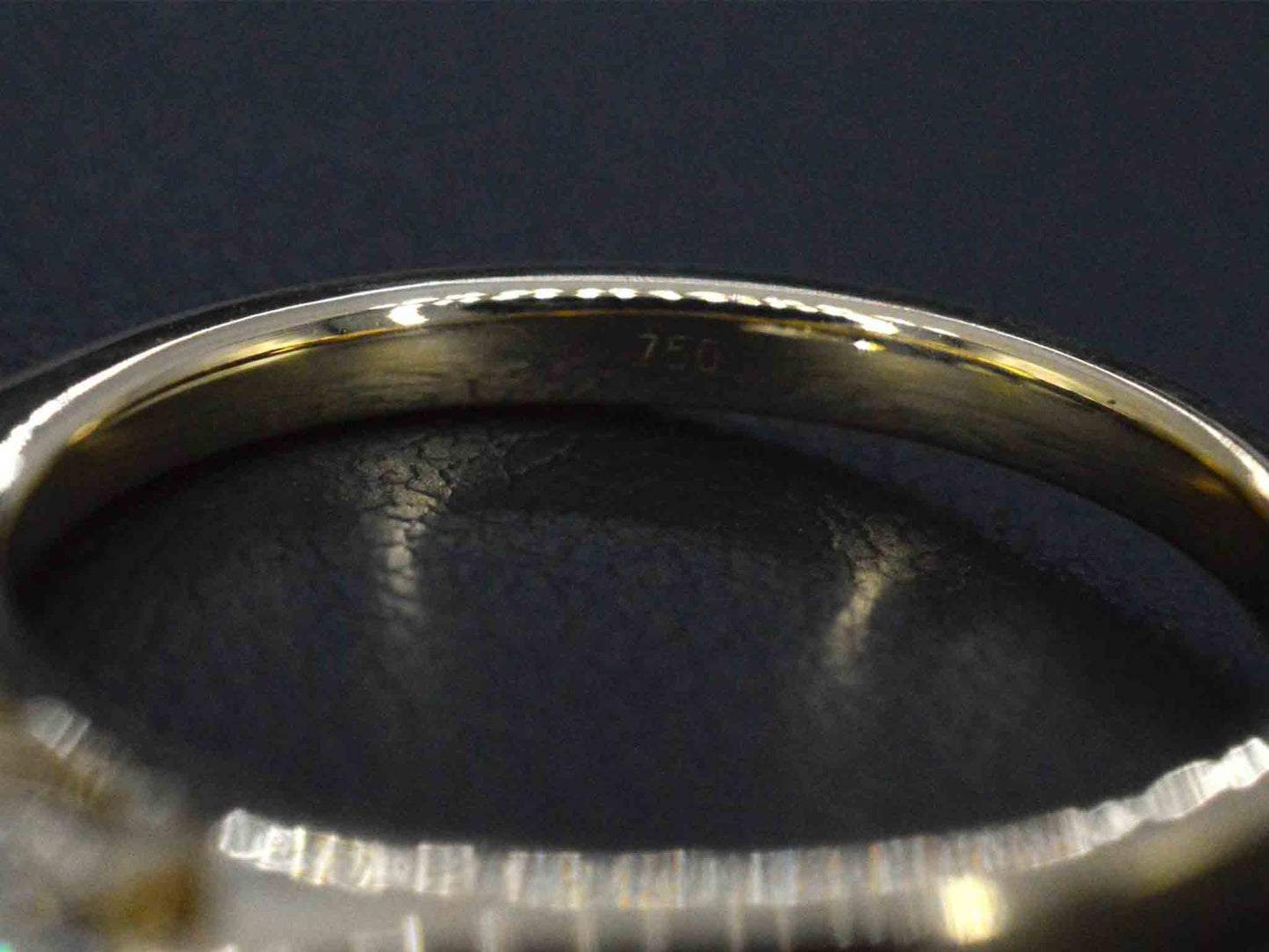 Gouden trinity ring met 1.40 carat briljanten