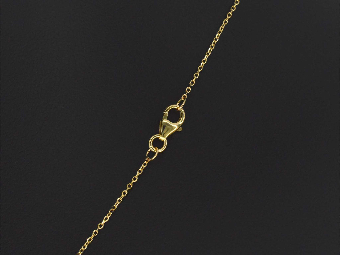 Gouden hanger met diamanten en multicolour saffieren