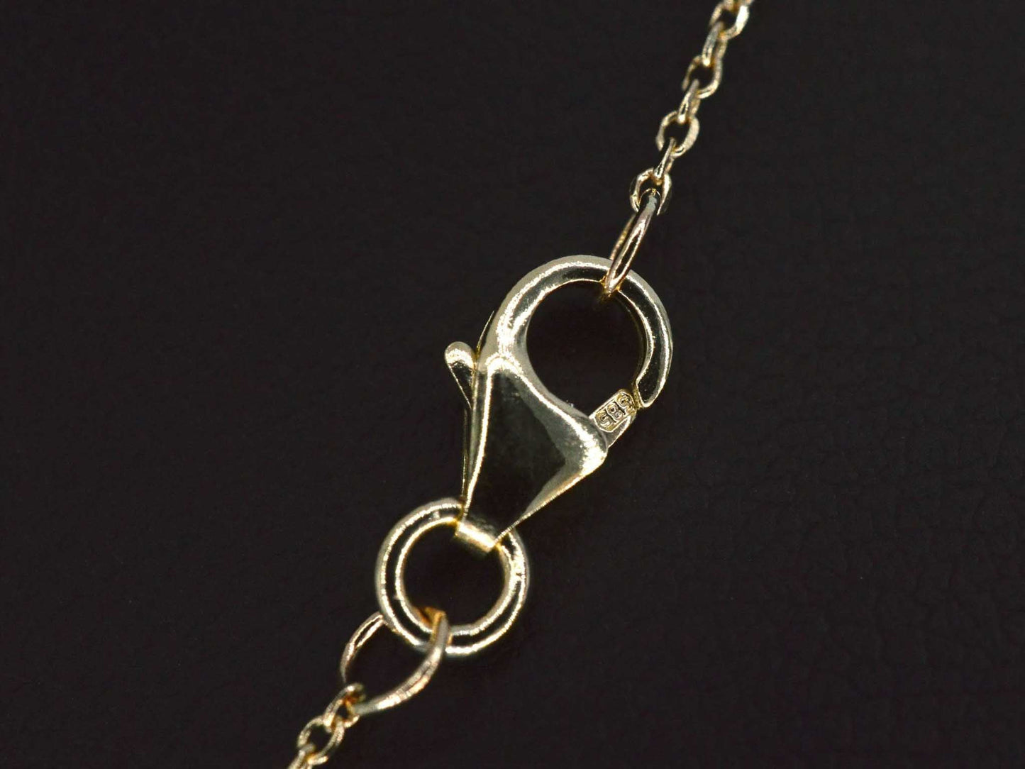 Gouden hanger met diamanten en multicolour saffieren