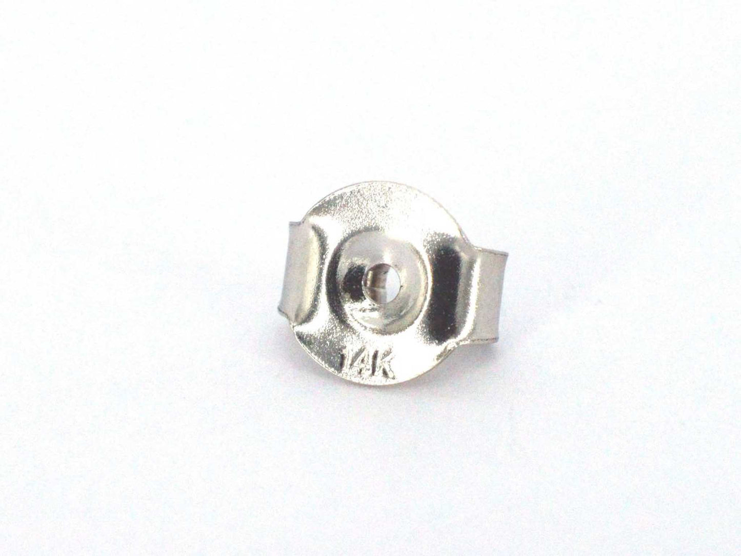 Witgouden oorbellen met diamant en saffieren