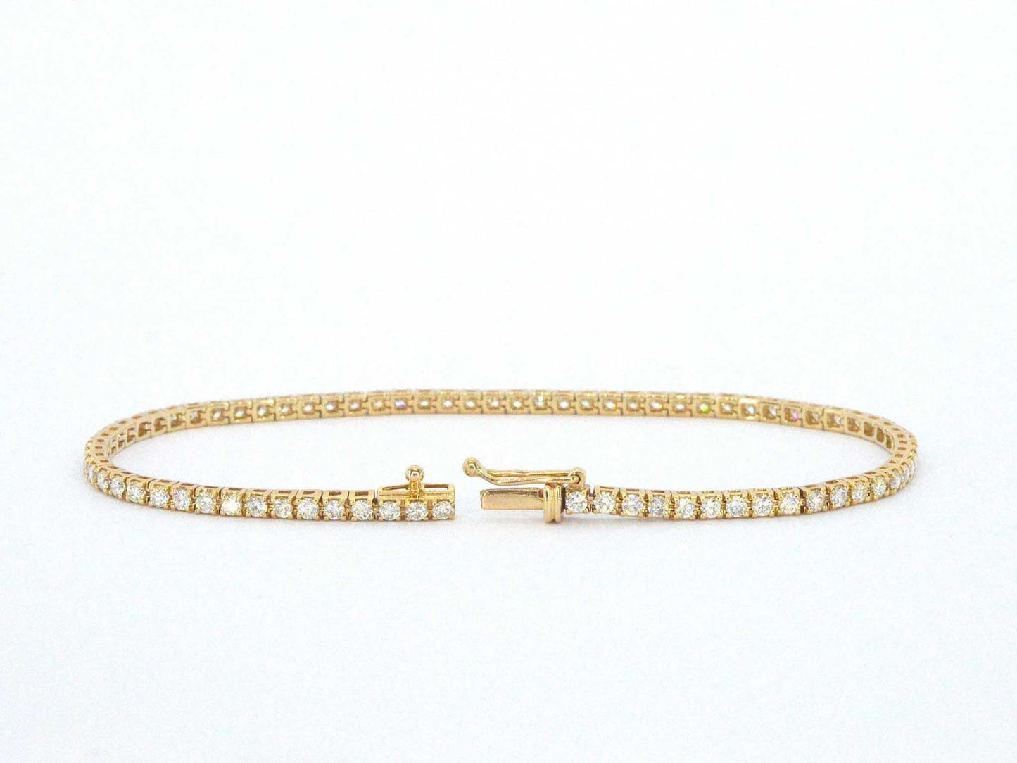 Gouden armband met diamanten 2.30 carat