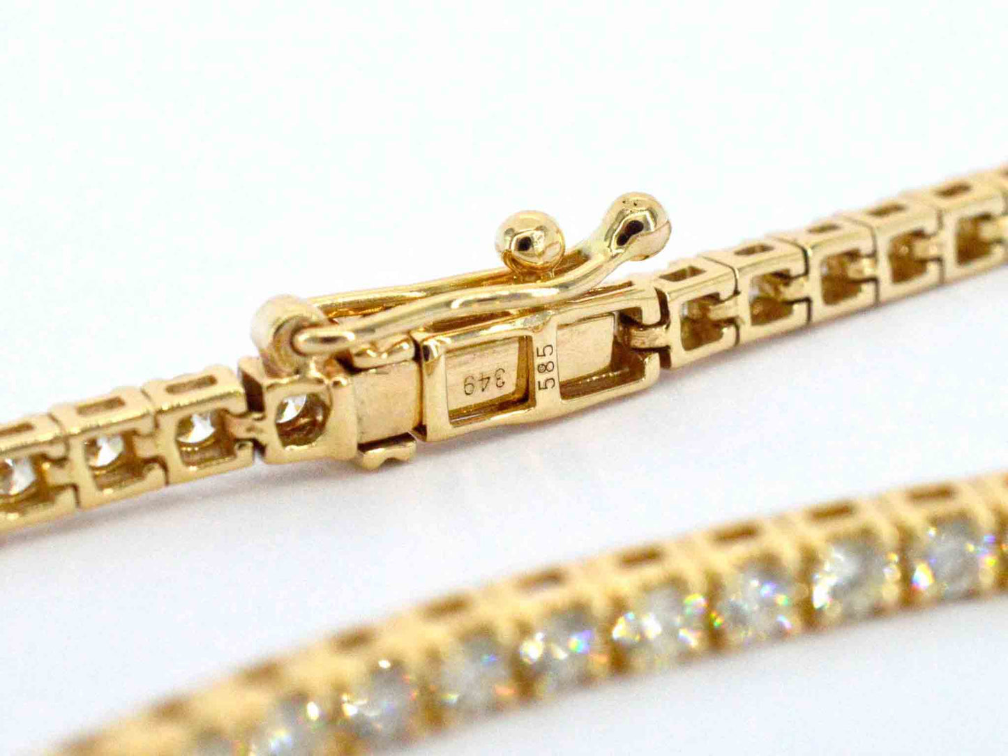 Gouden armband met diamanten 2.30 carat