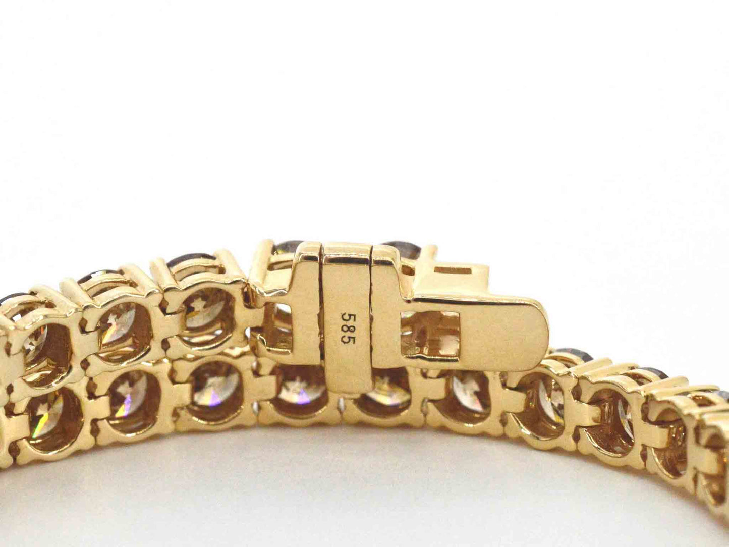 Gouden armband met diamanten 10.00 carat