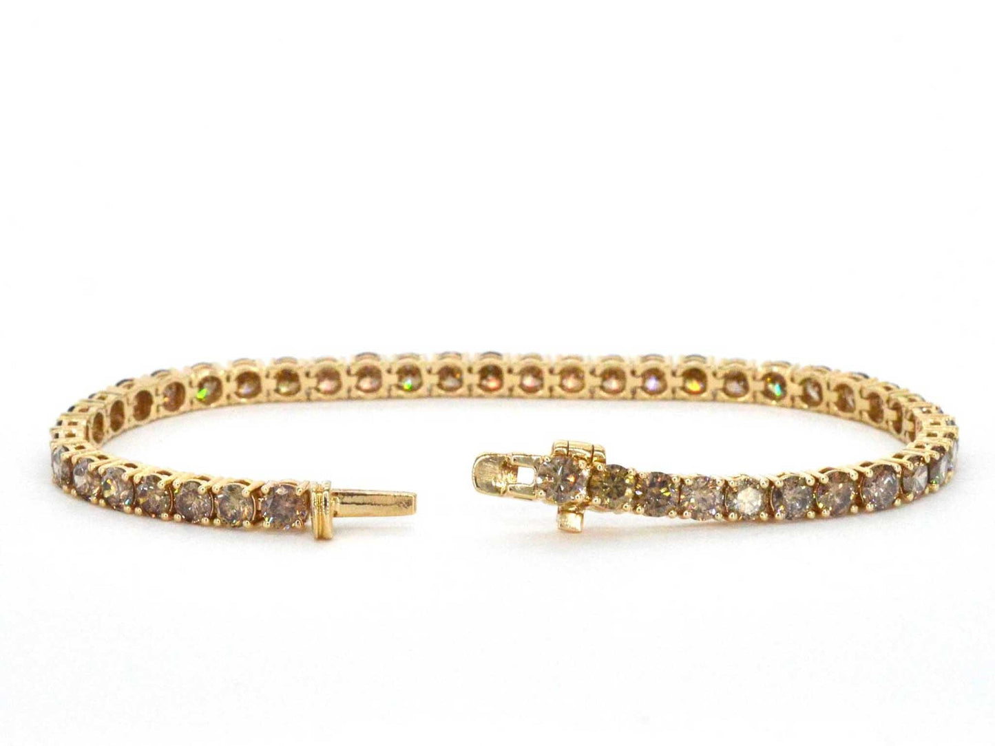 Gouden armband met diamanten 10.00 carat