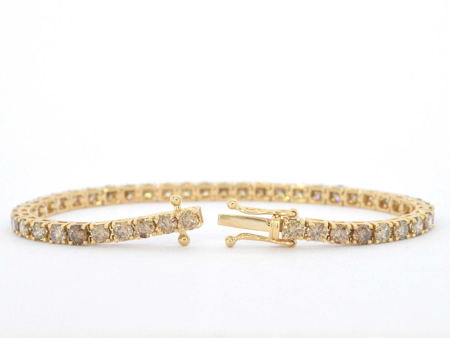 Gouden armband met diamanten 8.80 carat