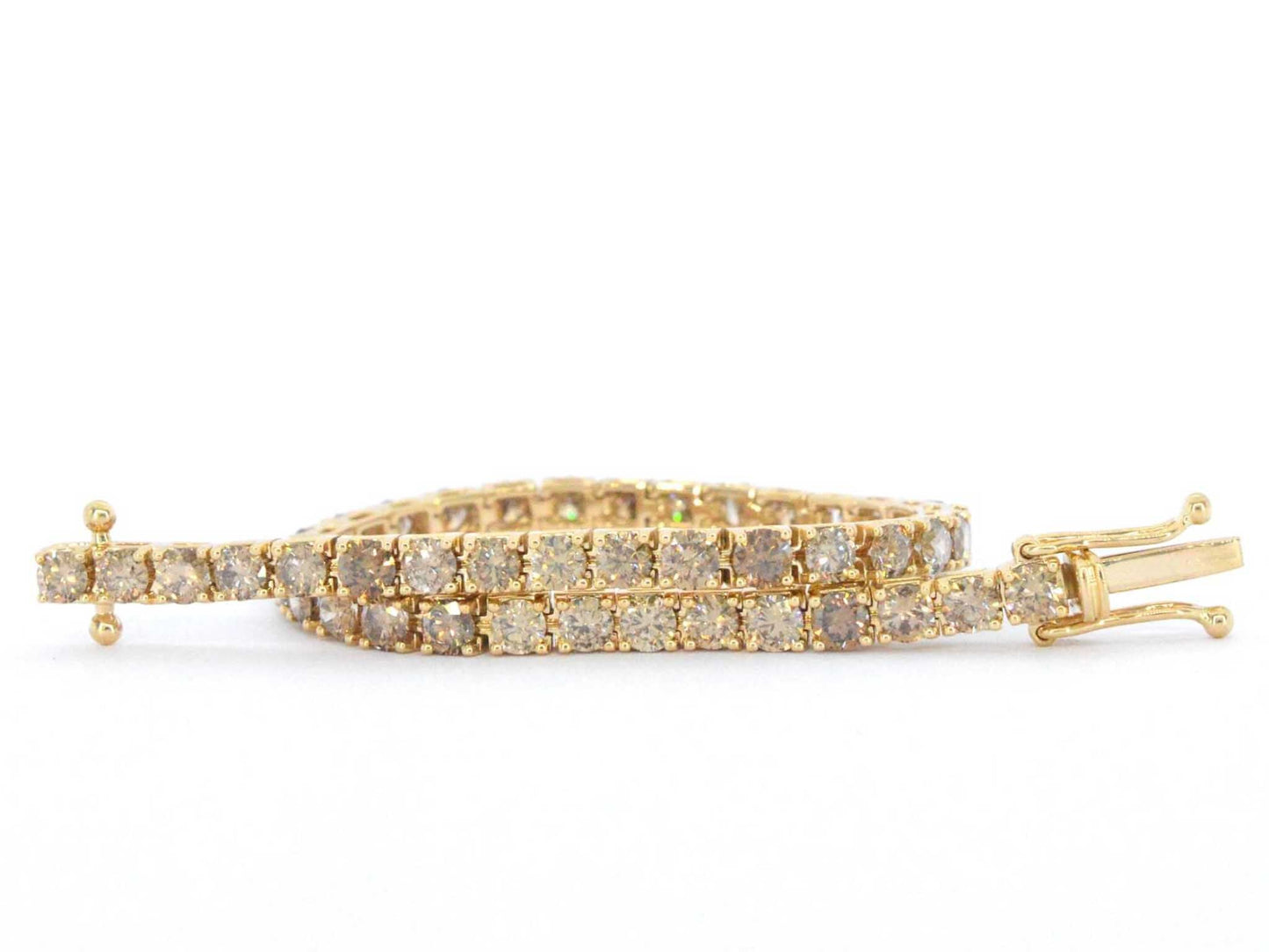 Gouden armband met diamanten 8.80 carat