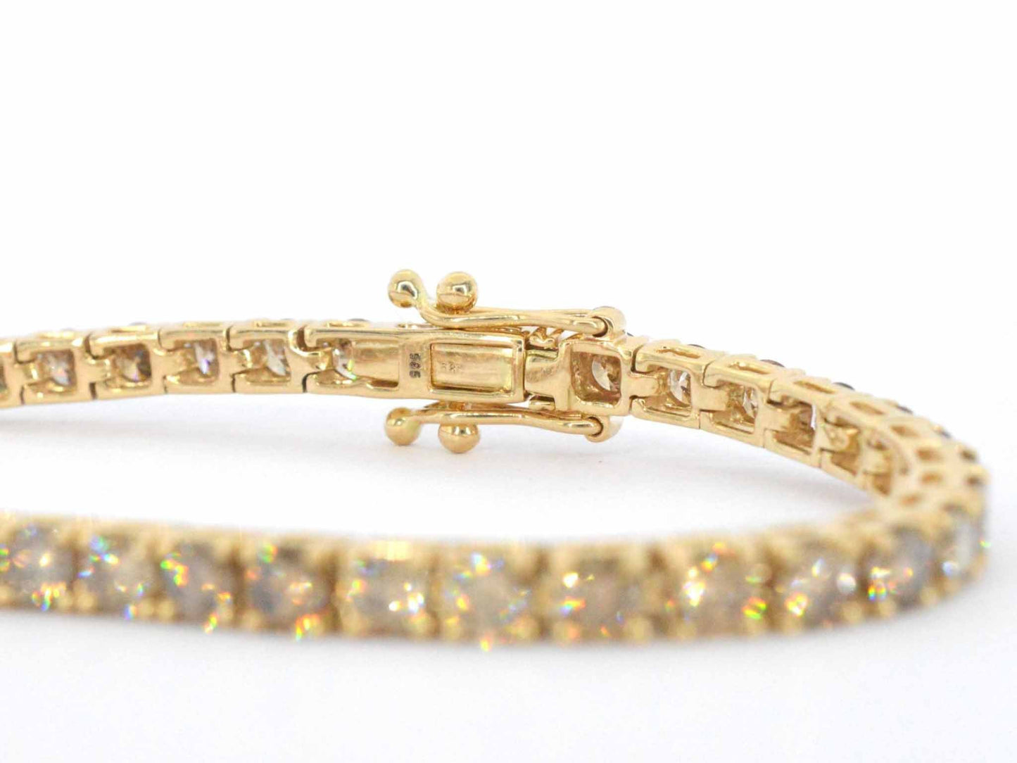 Gouden armband met diamanten 8.80 carat