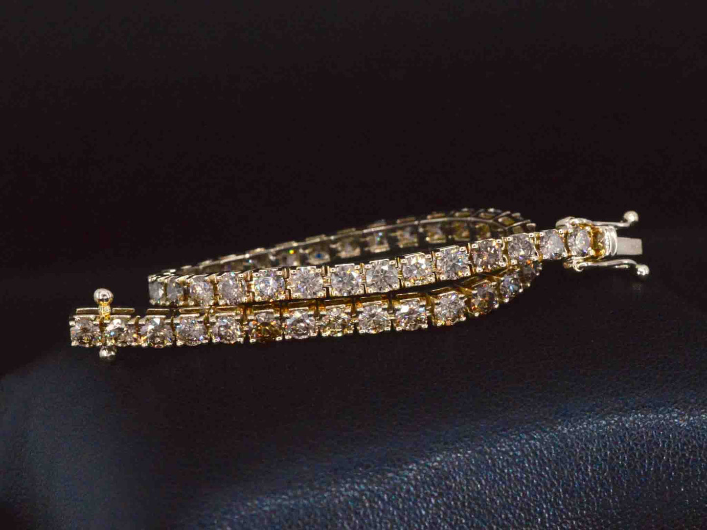 Gouden armband met diamanten 8.80 carat