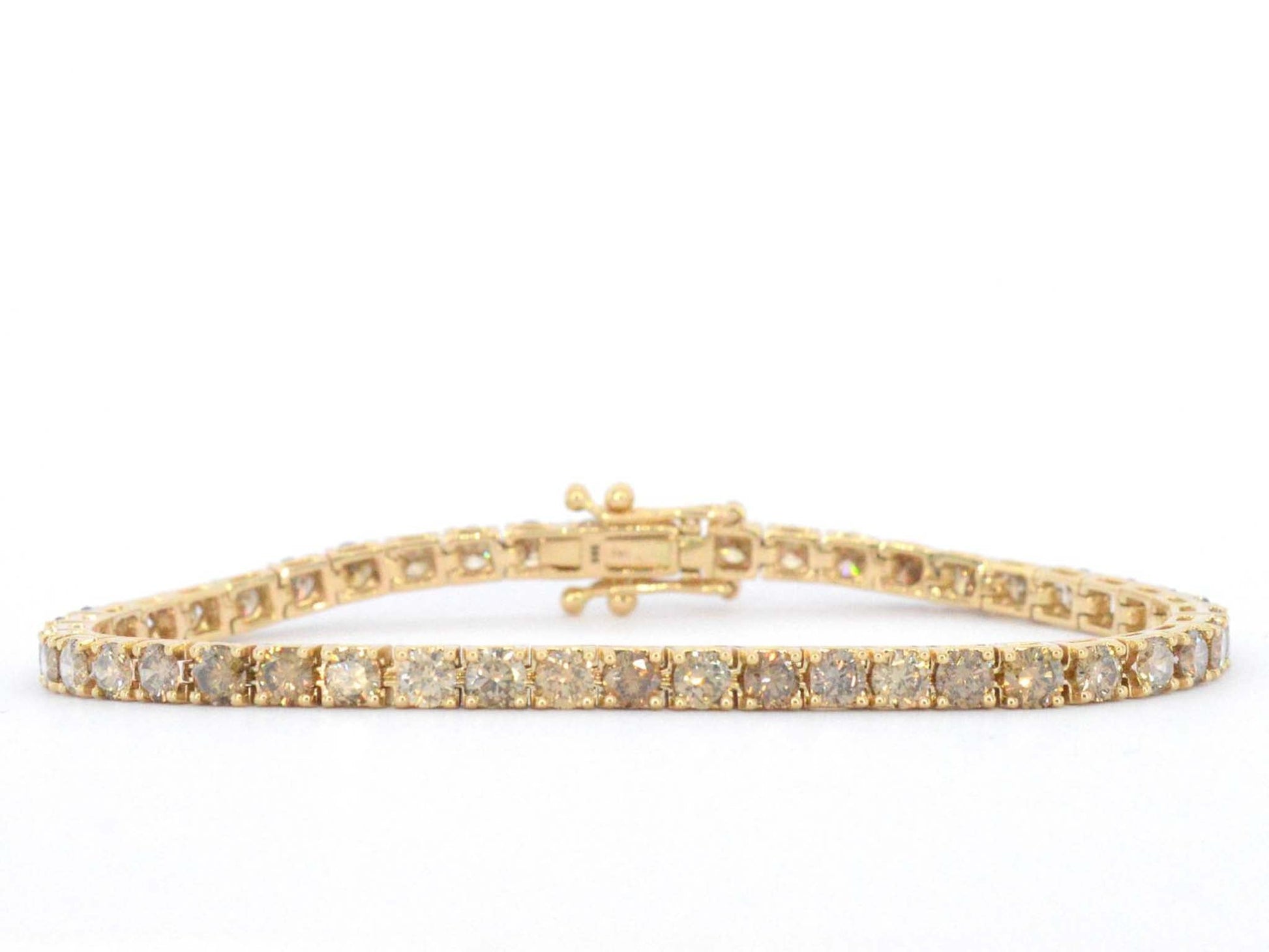Gouden armband met diamanten 8.80 carat