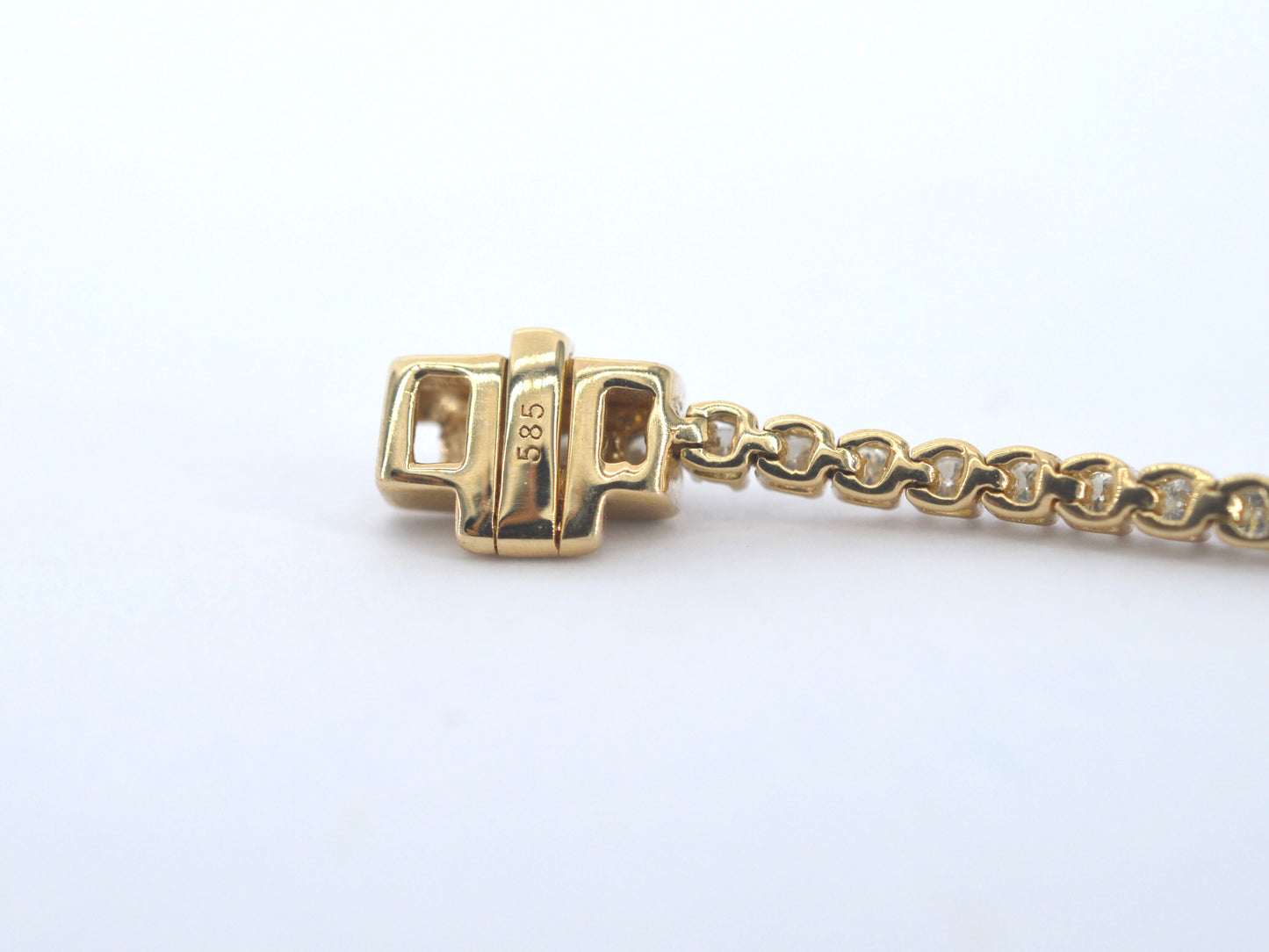 Gouden tennisarmband met diamanten 1.00 carat