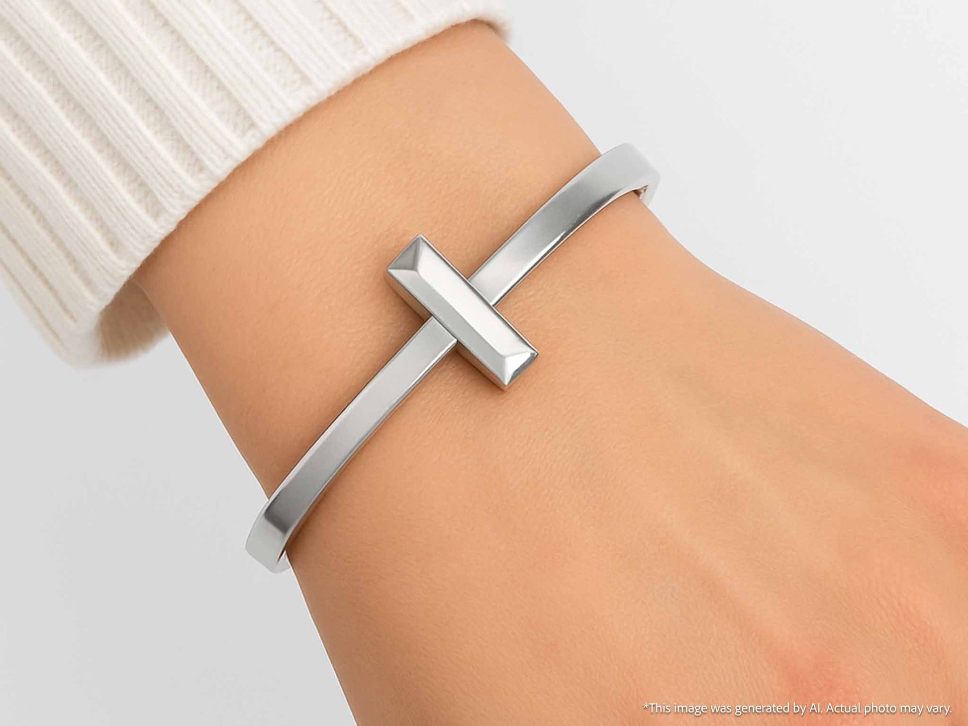 Tiffany & Co - Tiffany T witgouden armband