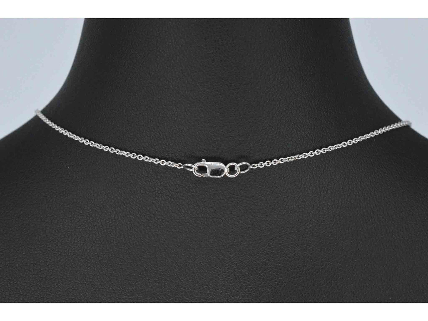 Witgouden collier met een diamant van 1.00 carat