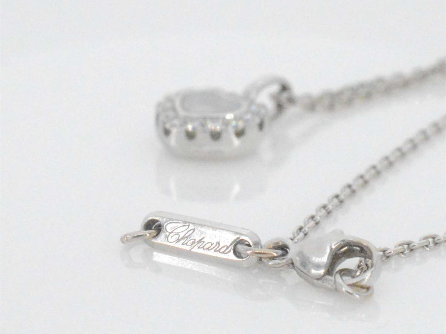 Chopard - Chopard Happy Diamonds Icons Heart collier met hanger witgoud met diamant