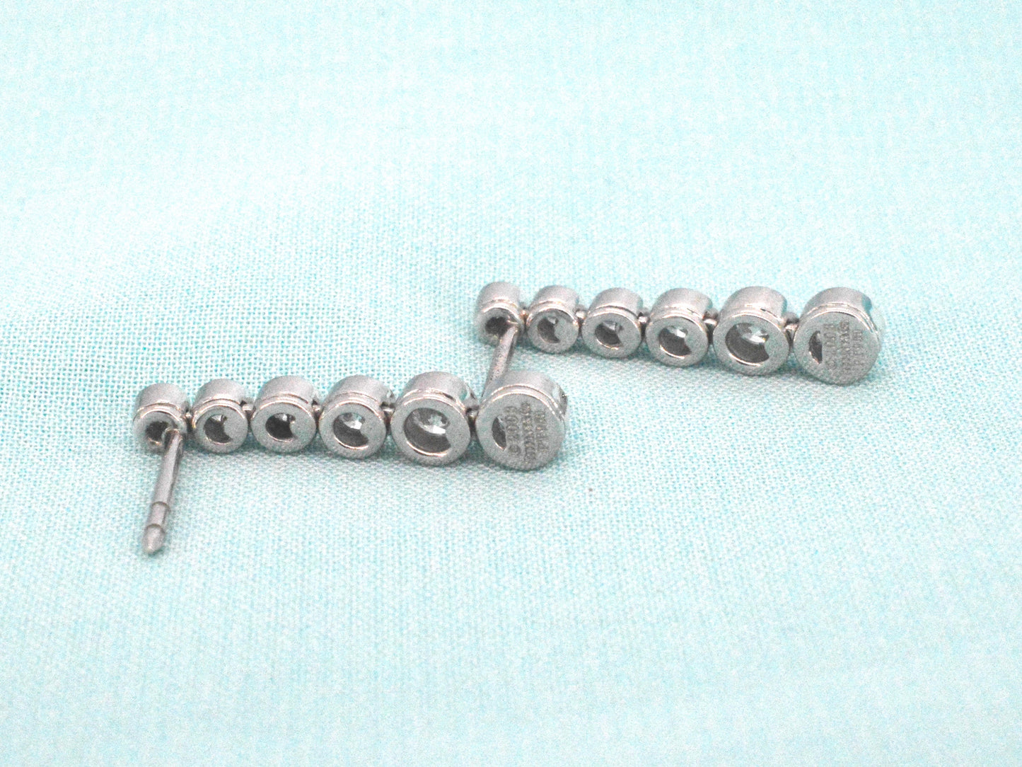 Tiffany & Co - Platina Jazz Tiffany & Co druppel oorbellen