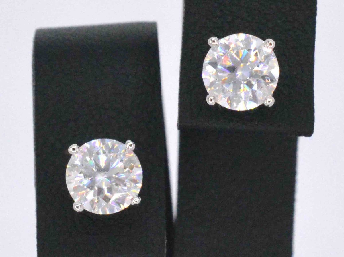 Witgouden oorbellen met natuurlijke diamanten 1.51 carat (GIA gecertificeerd)