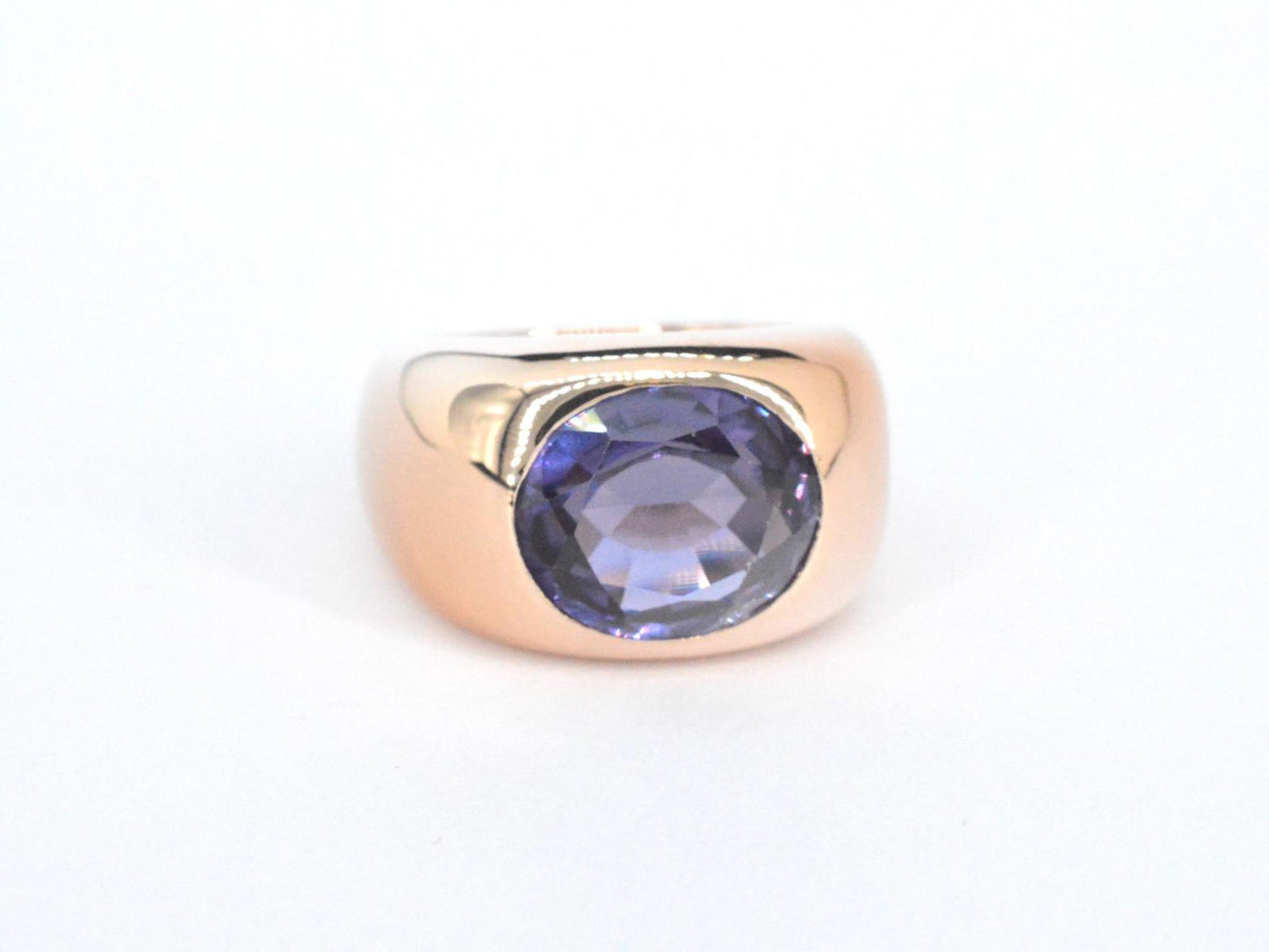 Gouden ring met amethist