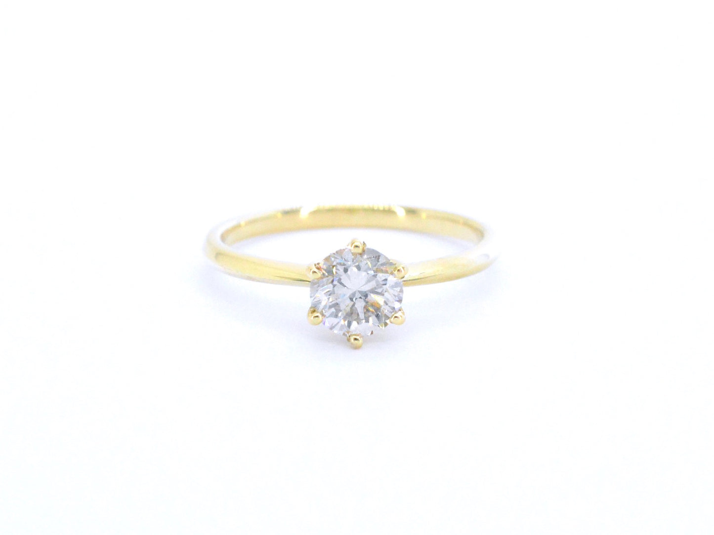 Verlovingsring met een diamant van 1.50 carat in 18 carats goud