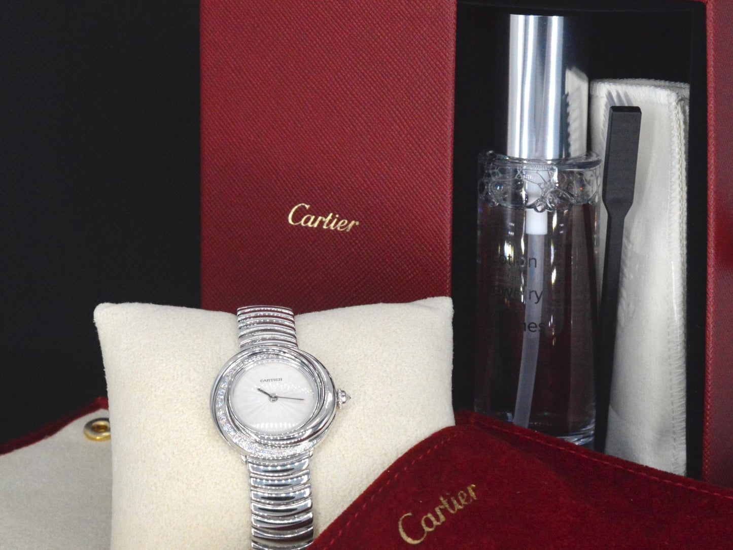 Cartier gouden trinity horloge