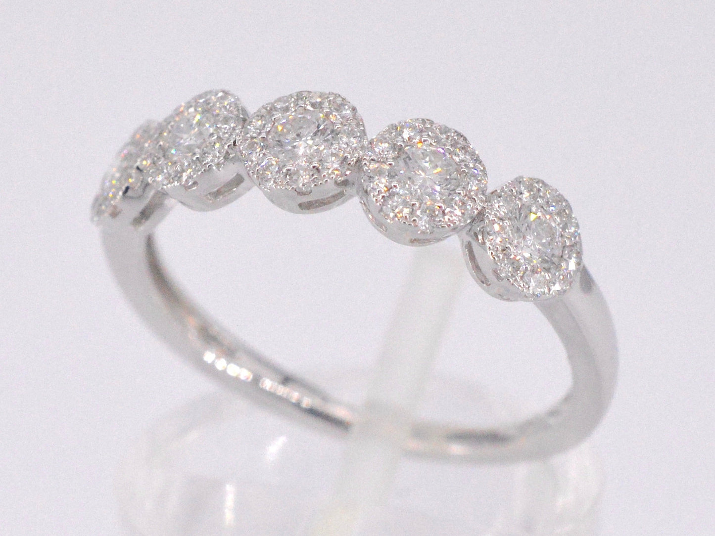 Witgouden ring met diamanten 1013-3