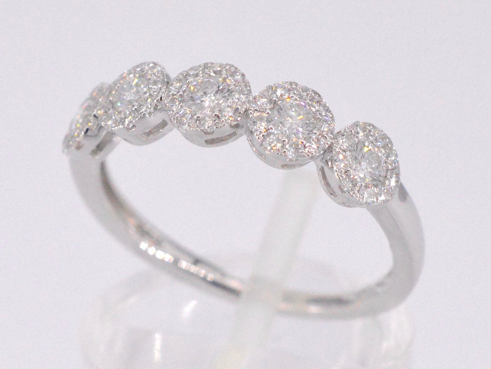 Witgouden ring met diamanten 1013-3