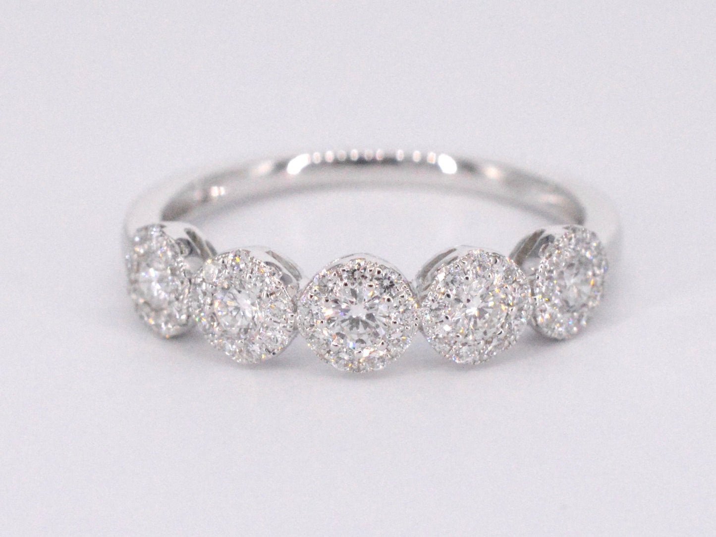 Witgouden ring met diamanten 1013-5