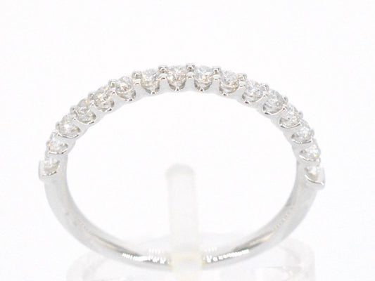 Witgouden rijring bezet met briljant geslepen diamanten 1034-8