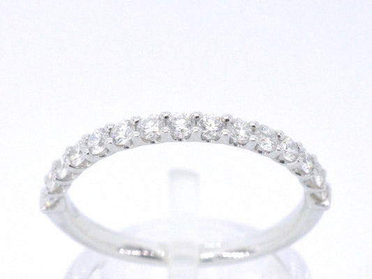 Witgouden rijring bezet met briljant geslepen diamanten 1035-8