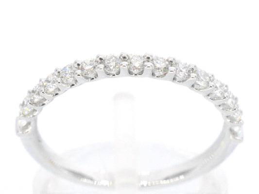 Witgouden rijring bezet met briljant geslepen diamanten 1036-8