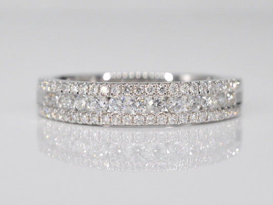 Witgouden ring met diamanten 1052-5