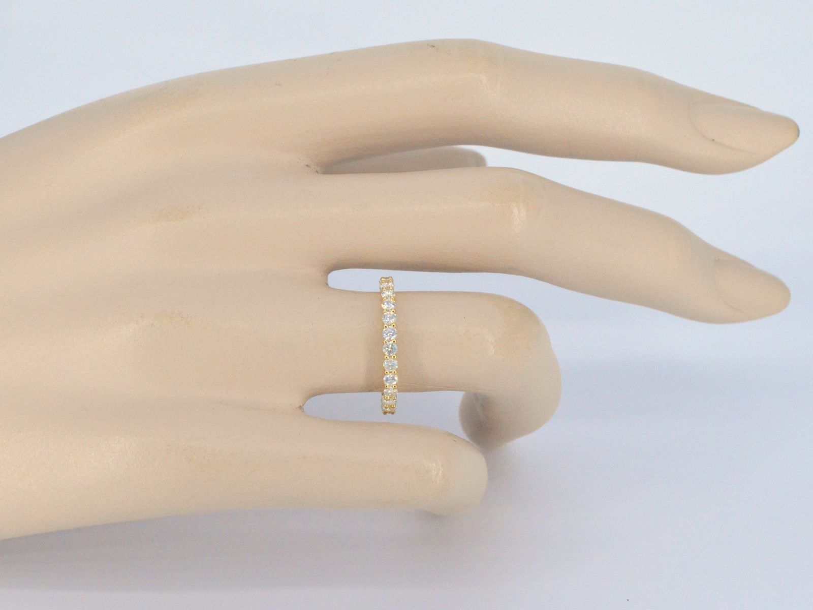 Gouden alliance ring met briljant geslepen diamant 1057-1