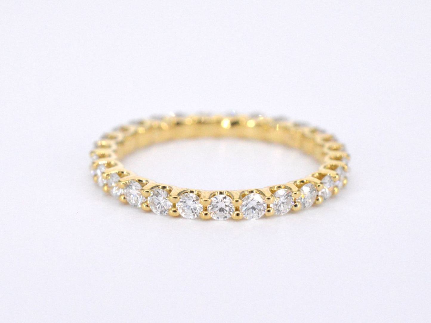 Gouden alliance ring met briljant geslepen diamant 1057-8