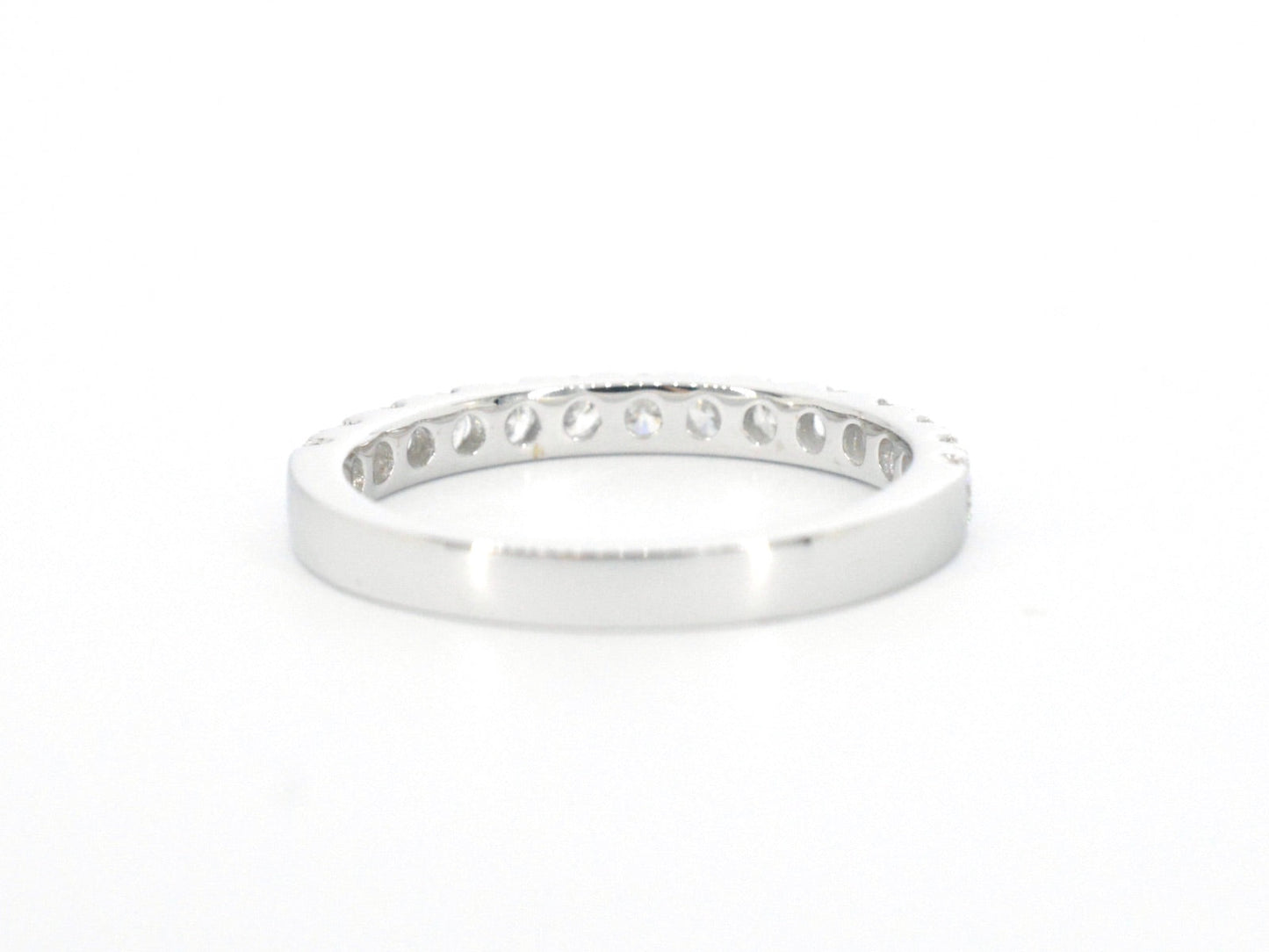 Witgouden rijring met diamanten 1077-5