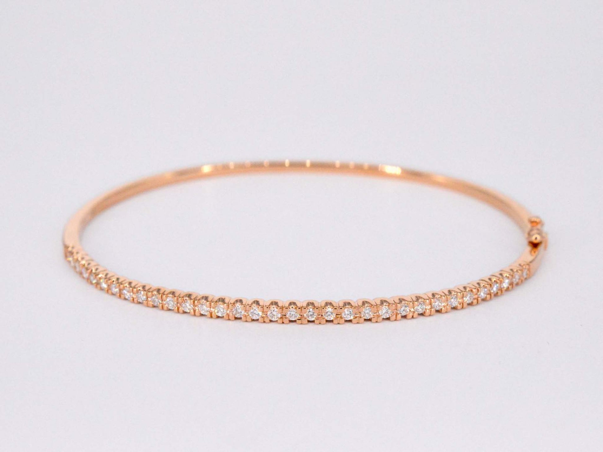 Rosegouden diamanten armband