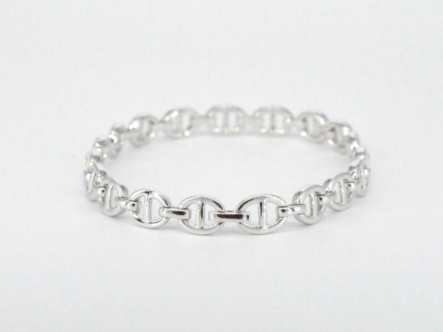 Tennisarmband met diamanten schakels met 157 diamanten